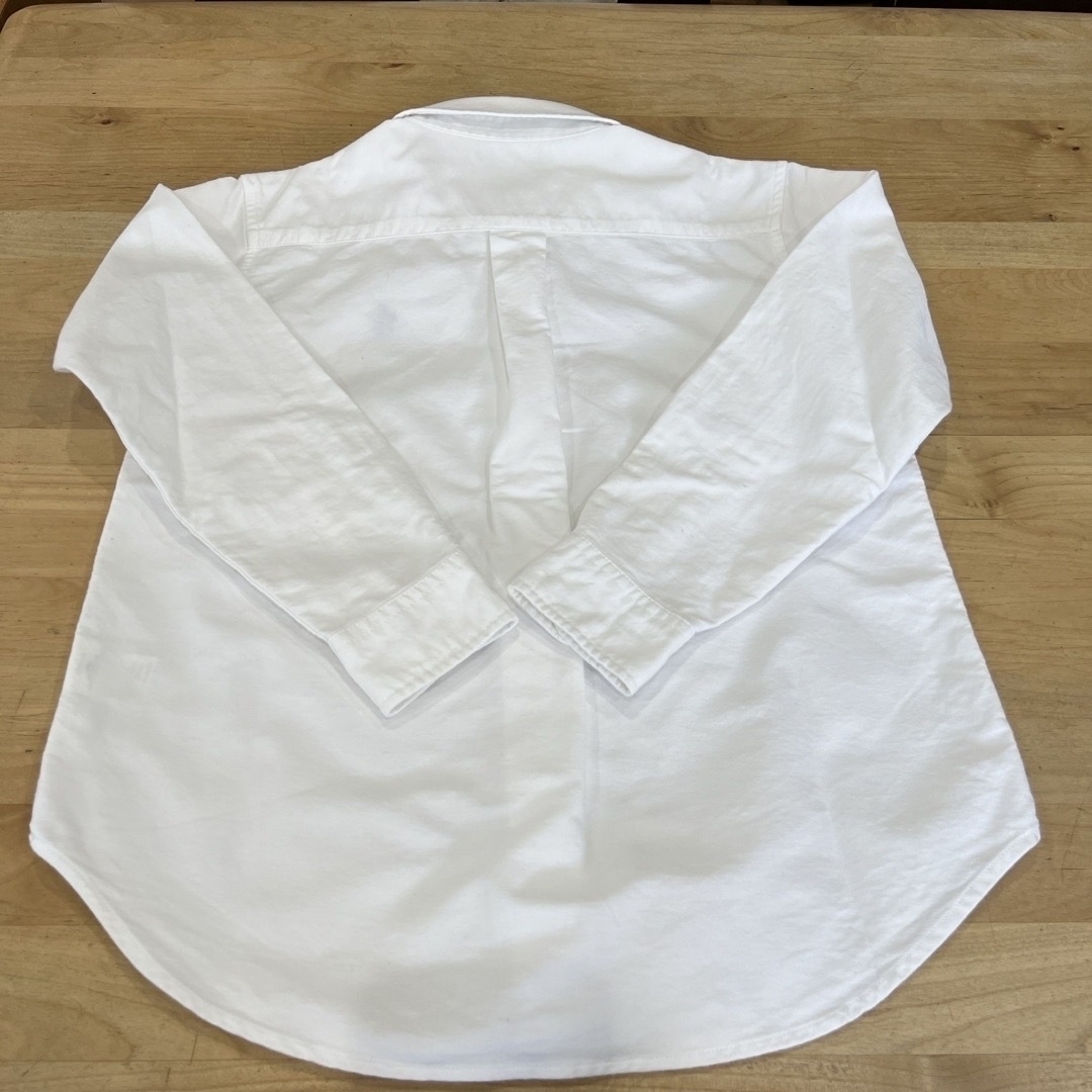 POLO（RALPH LAUREN）(ポロ)の130cm 白シャツ   キッズ/ベビー/マタニティのキッズ服男の子用(90cm~)(Tシャツ/カットソー)の商品写真
