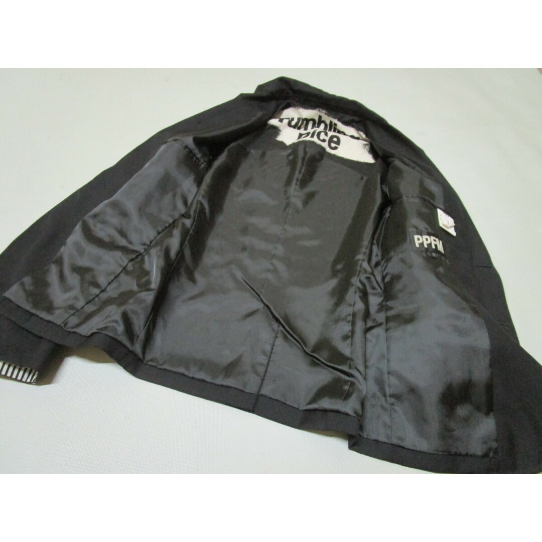 PPFM(ピーピーエフエム)のメンズS◇PPFM◇テーラードジャケット 黒 メンズのジャケット/アウター(テーラードジャケット)の商品写真
