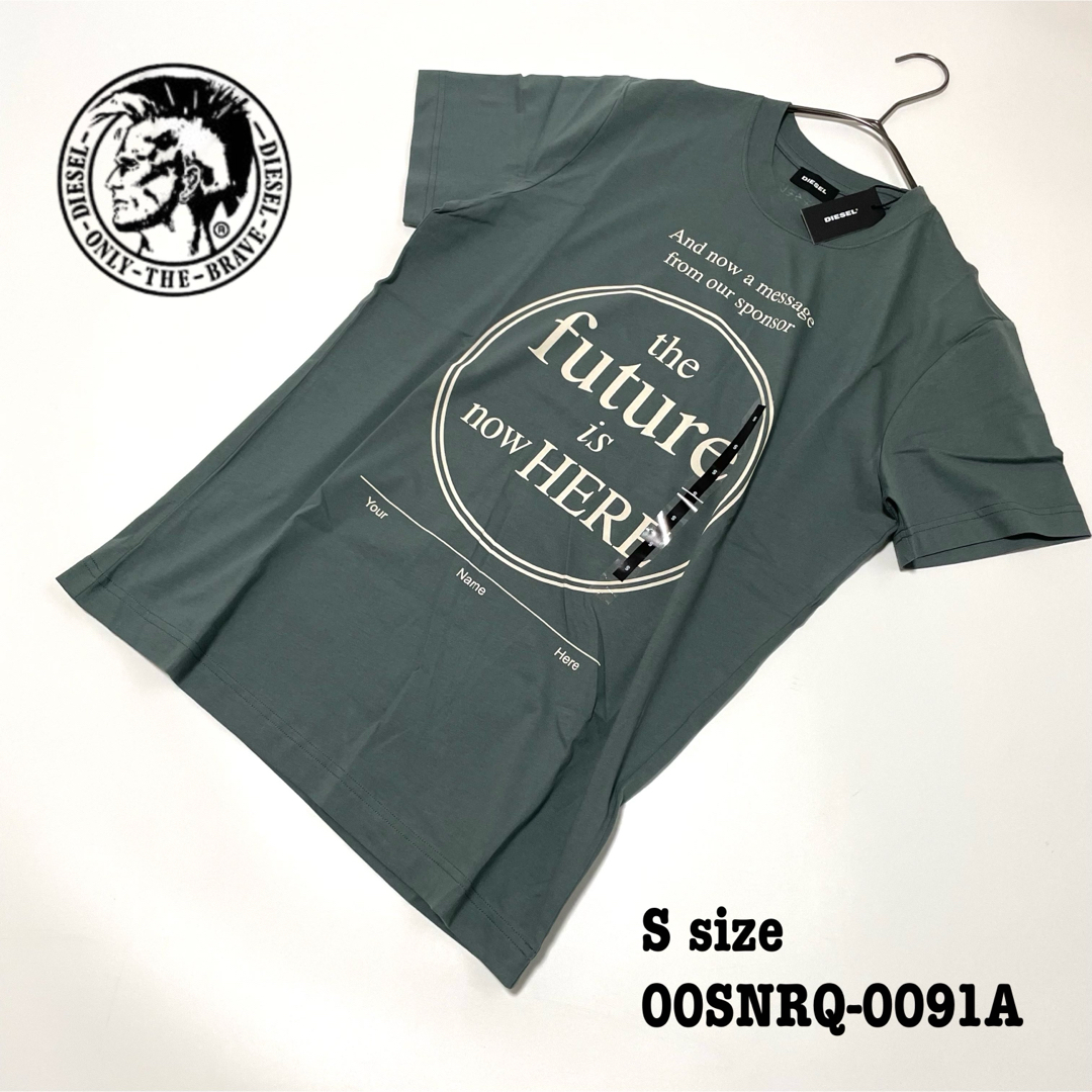 DIESEL(ディーゼル)の【新品】S ディーゼル Tシャツ 半袖 T-DIEGO-YD メンズ グリーン系 メンズのトップス(Tシャツ/カットソー(半袖/袖なし))の商品写真