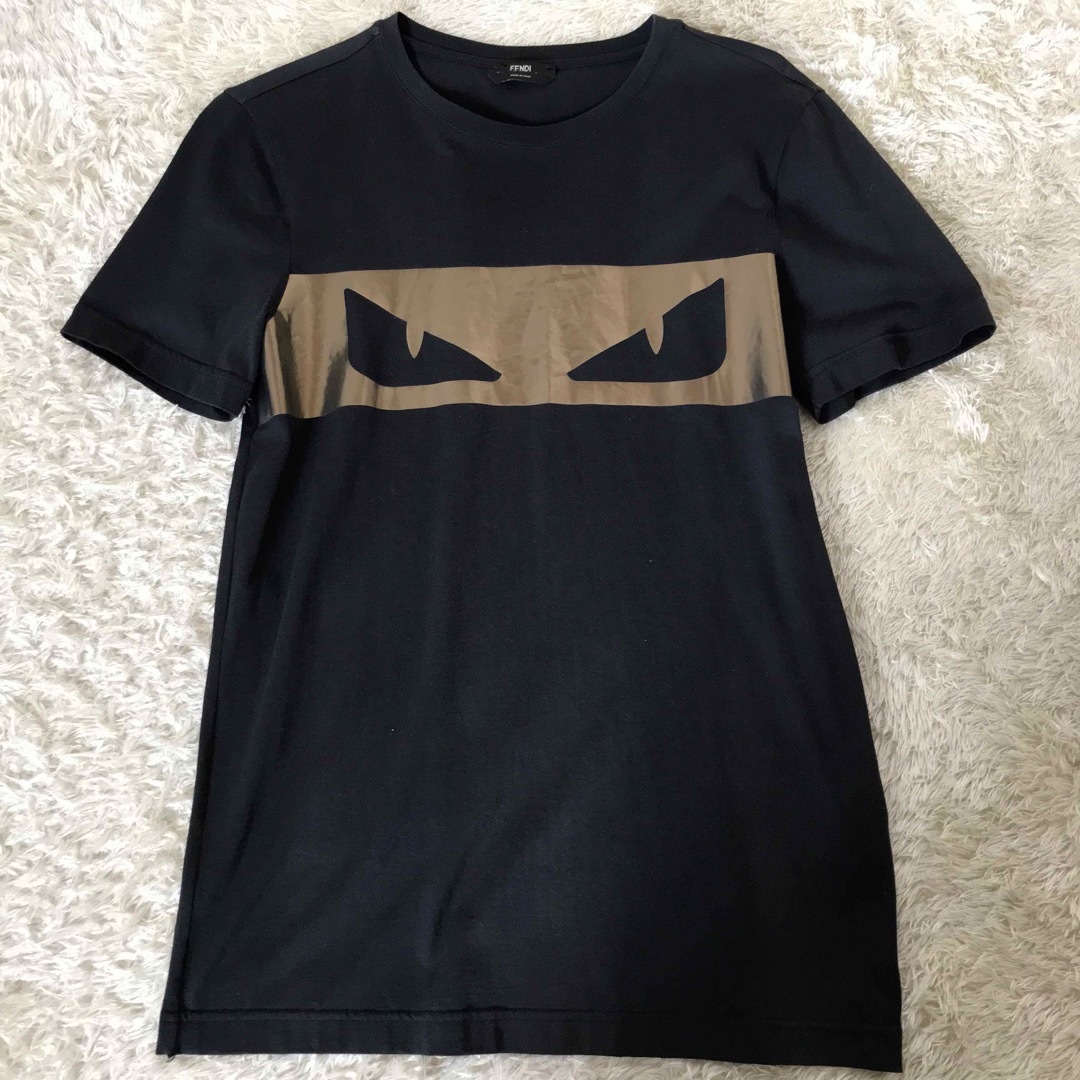 FENDI(フェンディ)のフェンディ　モンスター　ティシャツ　カットソー半袖　バグズアイ　イタリア製　44 メンズのトップス(Tシャツ/カットソー(半袖/袖なし))の商品写真