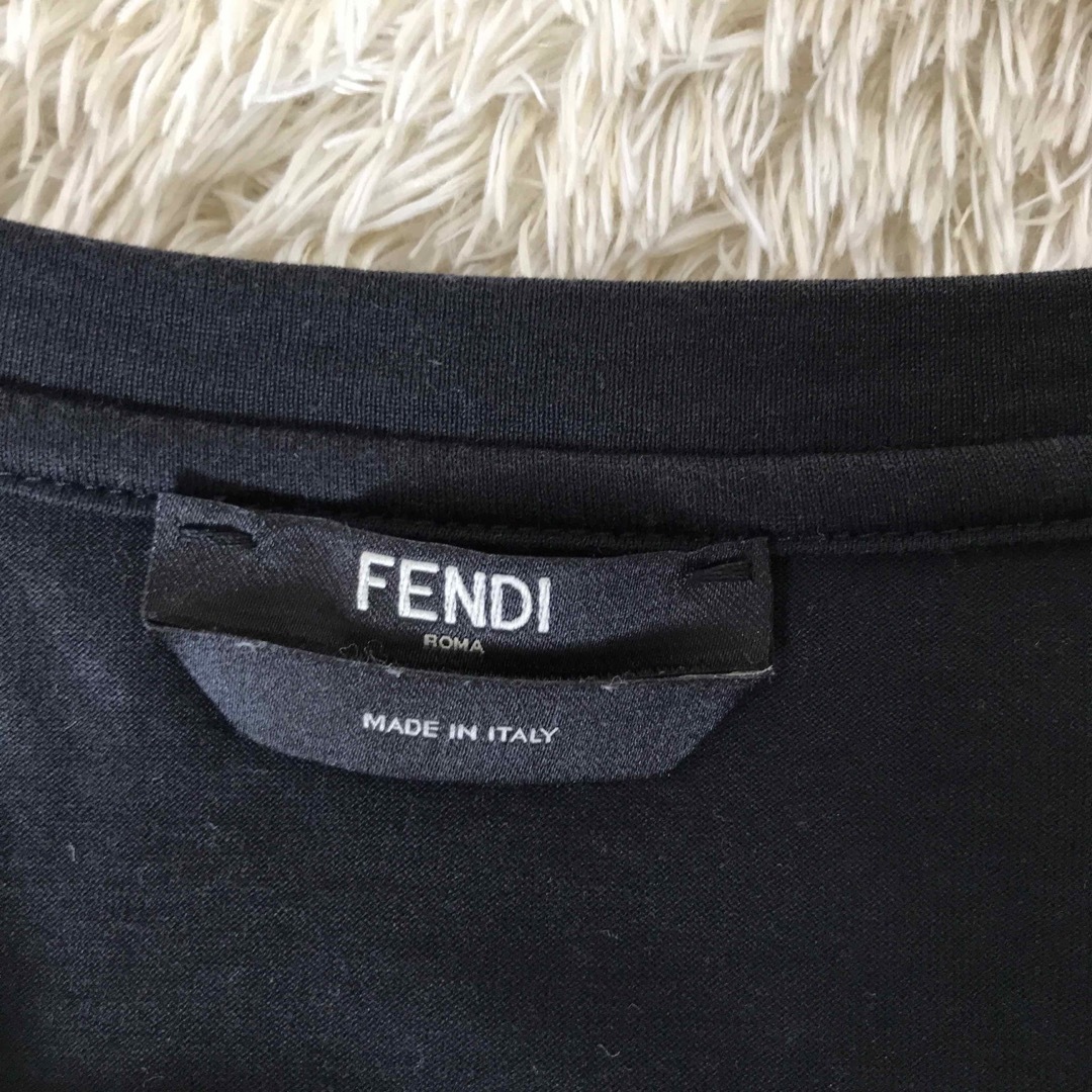 FENDI(フェンディ)のフェンディ　モンスター　ティシャツ　カットソー半袖　バグズアイ　イタリア製　44 メンズのトップス(Tシャツ/カットソー(半袖/袖なし))の商品写真