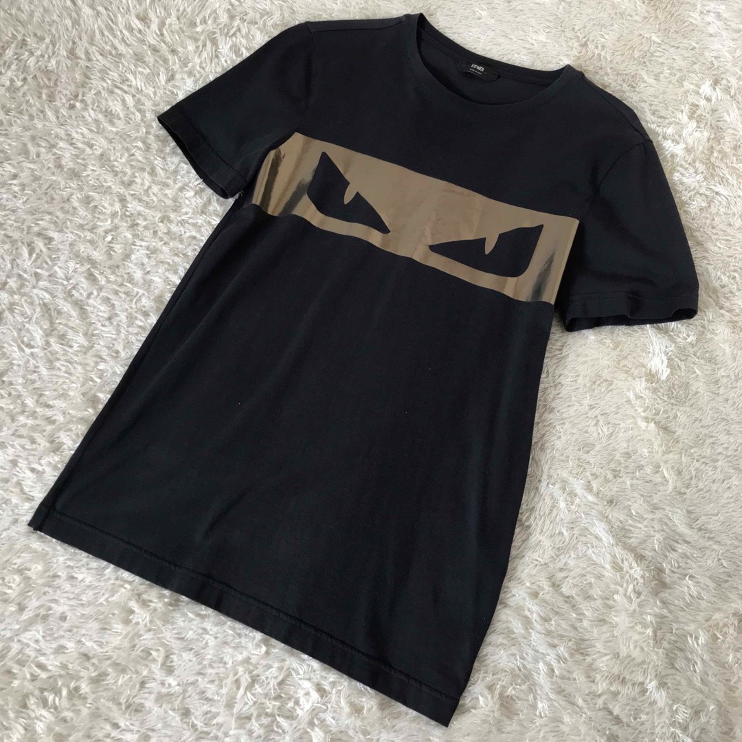 FENDI(フェンディ)のフェンディ　モンスター　ティシャツ　カットソー半袖　バグズアイ　イタリア製　44 メンズのトップス(Tシャツ/カットソー(半袖/袖なし))の商品写真