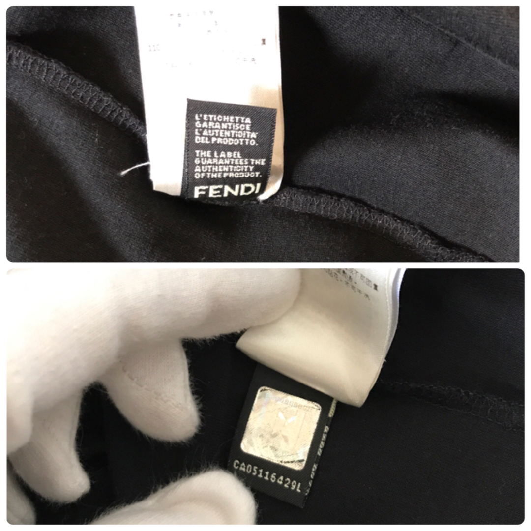 FENDI(フェンディ)のフェンディ　モンスター　ティシャツ　カットソー半袖　バグズアイ　イタリア製　44 メンズのトップス(Tシャツ/カットソー(半袖/袖なし))の商品写真