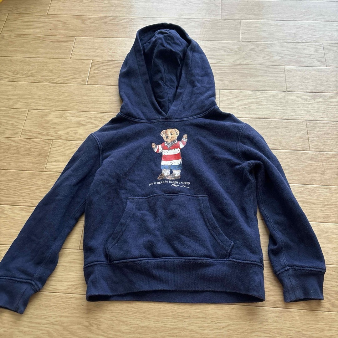 POLO RALPH LAUREN(ポロラルフローレン)のpolo ralph lauren ネイビー　パーカー キッズ/ベビー/マタニティのキッズ服男の子用(90cm~)(その他)の商品写真