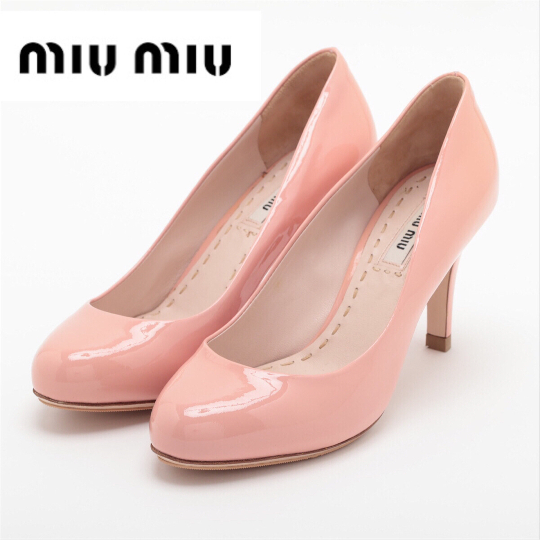 miumiu(ミュウミュウ)の【全国送料無料】MIU MIU ミュウミュウ パテント ハイヒール パンプス  レディースの靴/シューズ(ハイヒール/パンプス)の商品写真