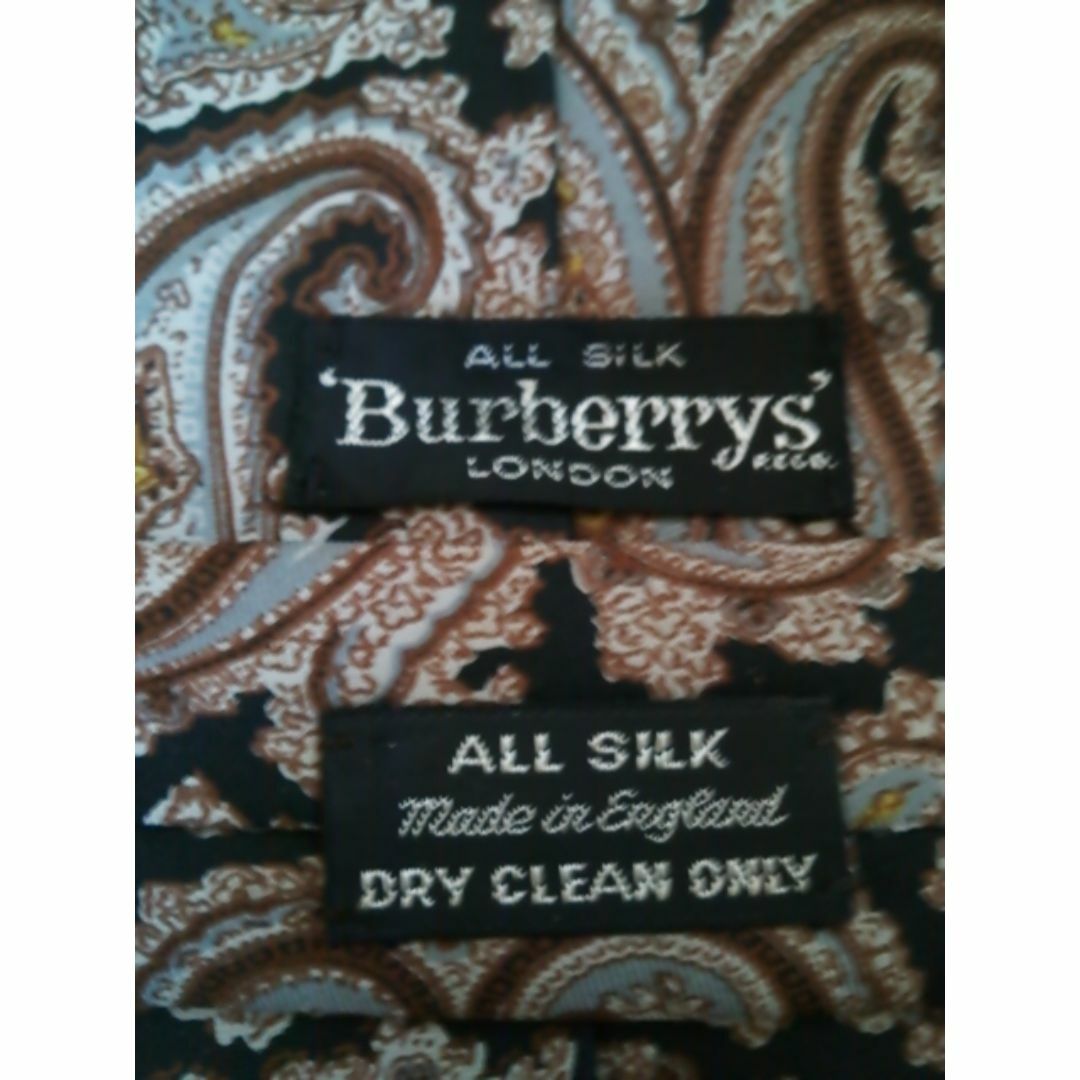 BURBERRY(バーバリー)のBurberrys　ペイズリープリント柄　シルクネクタイ　英国製 メンズのファッション小物(ネクタイ)の商品写真