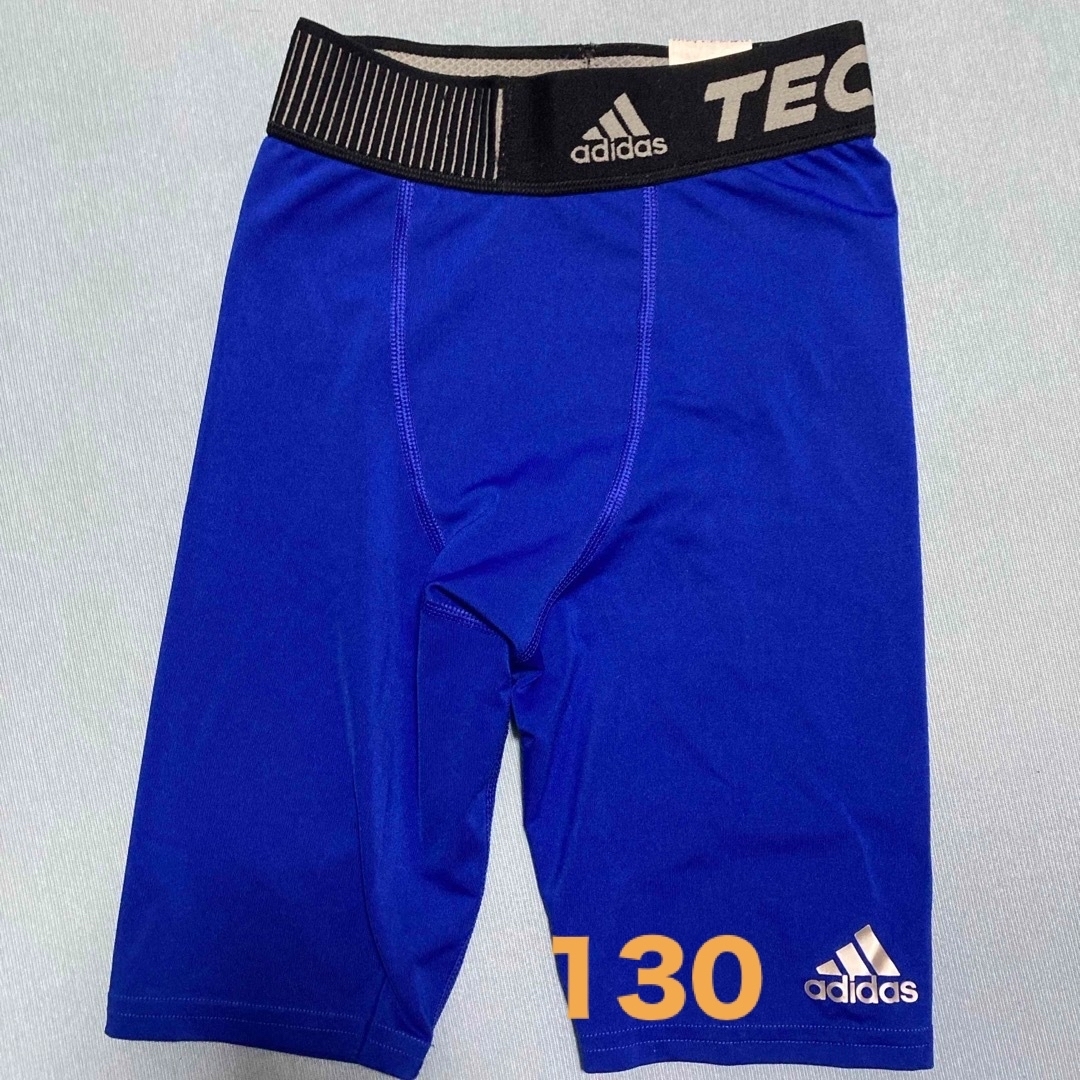adidas(アディダス)のサッカー　ジュニア　ショートスパッツ　130 adidas ブルー スポーツ/アウトドアのサッカー/フットサル(ウェア)の商品写真