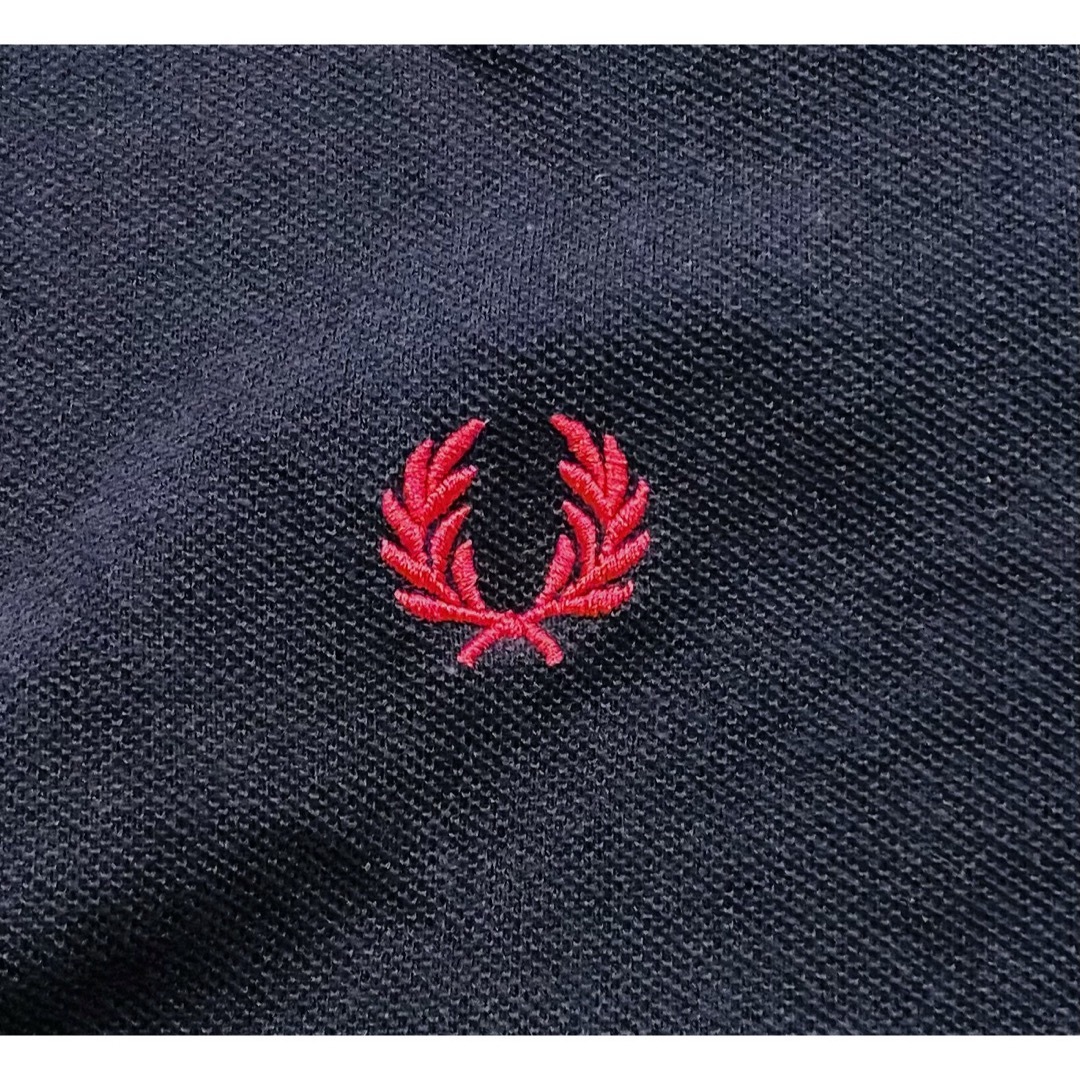 FRED PERRY(フレッドペリー)の【大人気】FRED PERRY 鹿の子 ポロシャツ M ネイビー フレッドペリー メンズのトップス(ポロシャツ)の商品写真