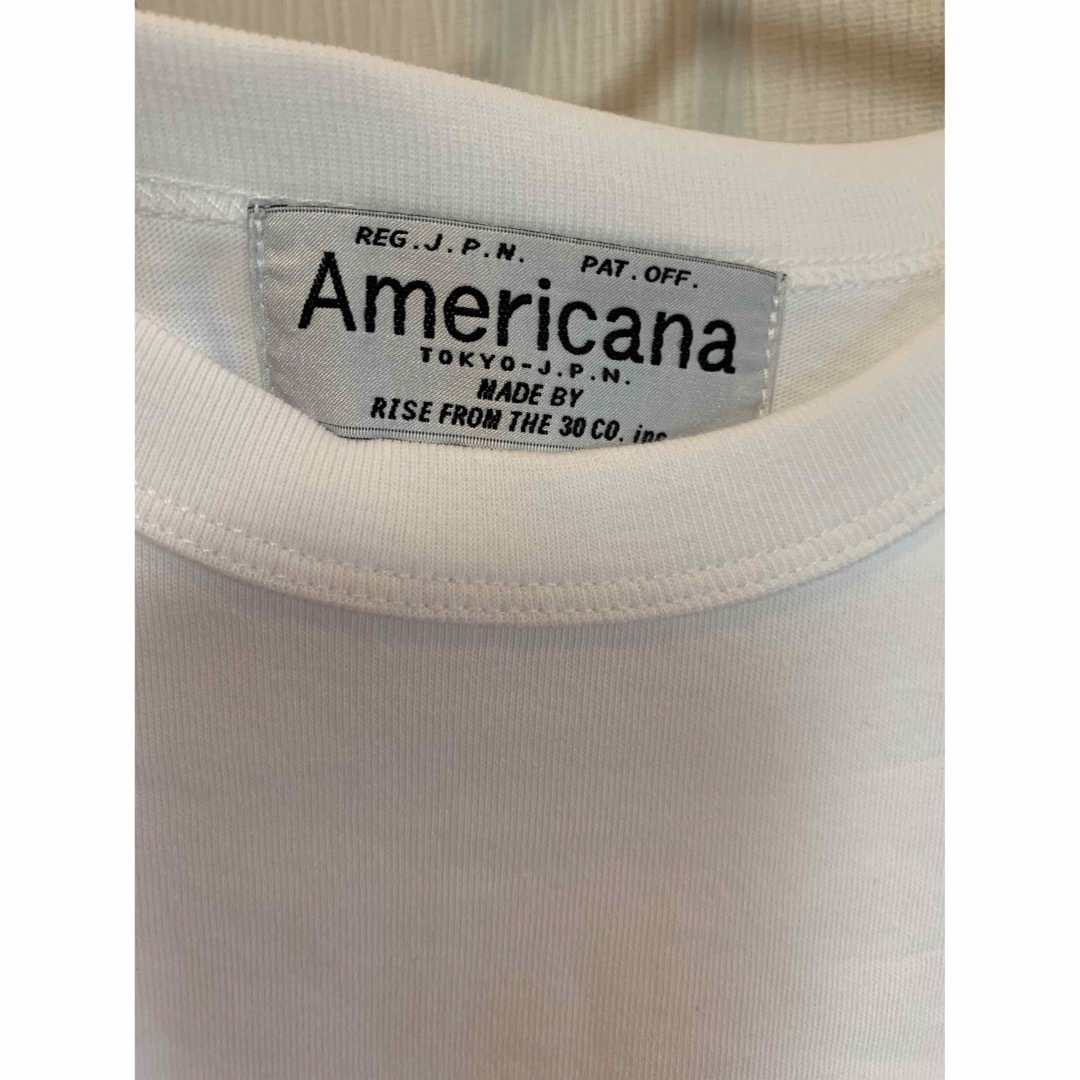 AMERICANA(アメリカーナ)のインド超長綿天竺 プリントTシャツ レディースのトップス(Tシャツ(半袖/袖なし))の商品写真