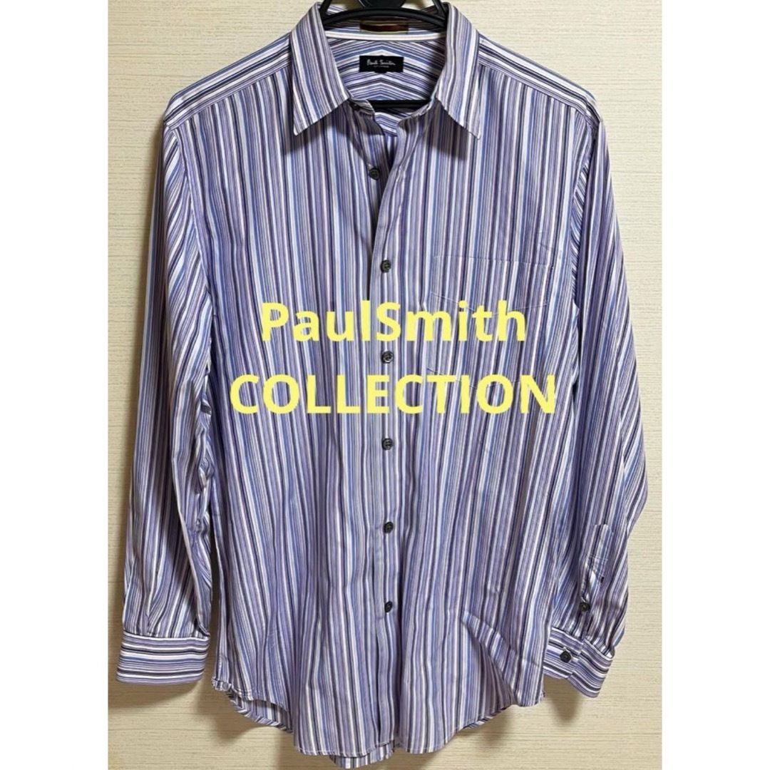 Paul Smith COLLECTION(ポールスミスコレクション)の【美品】ポールスミスコレクション マルチストライプ 長袖シャツ サイズM  メンズのトップス(シャツ)の商品写真