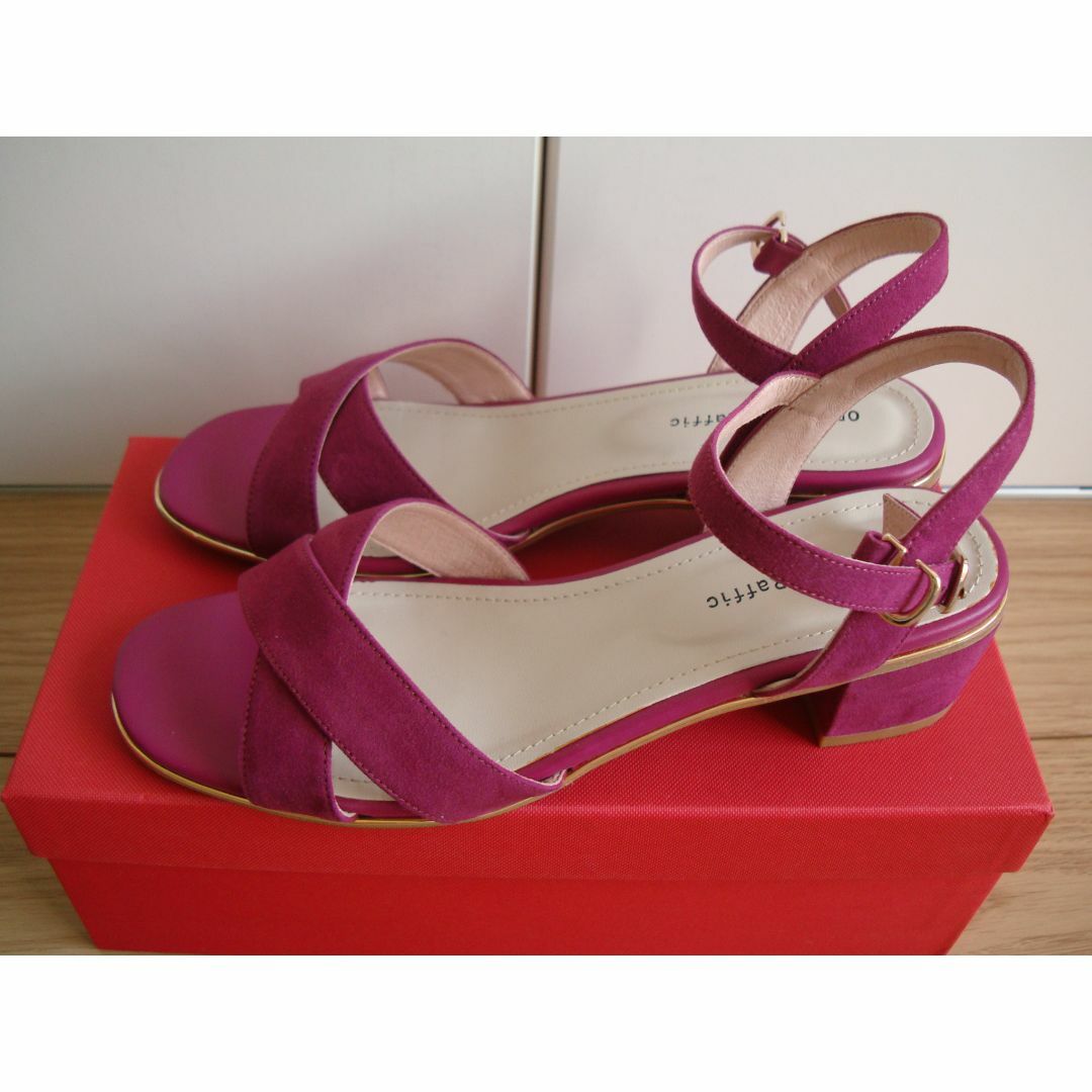 ORiental TRaffic(オリエンタルトラフィック)のORiental TRaffic　サンダル　ピンク L（箱付き） レディースの靴/シューズ(サンダル)の商品写真