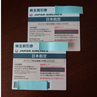 ジャル(ニホンコウクウ)(JAL(日本航空))のJAL　株主優待券　2枚セット(その他)