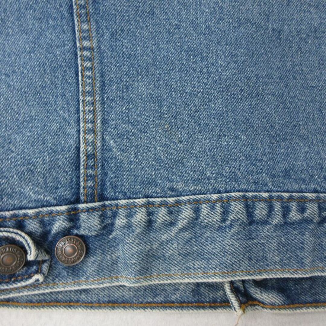 Levi's(リーバイス)のM★古着 リーバイス Levis 70506 長袖 ジージャン メンズ コットン USA製 紺 ネイビー デニム 【spe】 24may16 中古 アウター Gジャン ジャケット メンズのジャケット/アウター(ダッフルコート)の商品写真