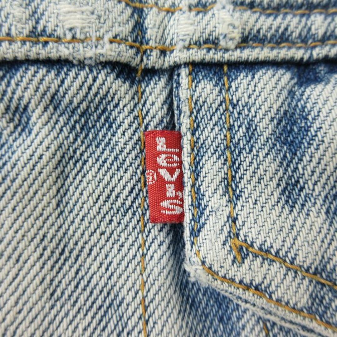 Levi's(リーバイス)のM★古着 リーバイス Levis 長袖 ジージャン メンズ 90年代 90s USA製 紺 ネイビー デニム 24may16 中古 アウター Gジャン ジャケット メンズのジャケット/アウター(ダッフルコート)の商品写真