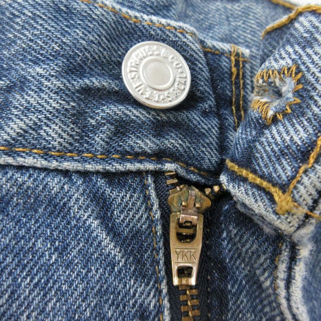 Levi's(リーバイス)のW38★古着 ジーンズ Levis リーバイス 550 メンズ 00年代 00s コットン 紺 ネイビー デニム 24may16 中古 ボトムス ジーパン Gパン ロング パンツ メンズのパンツ(ワークパンツ/カーゴパンツ)の商品写真