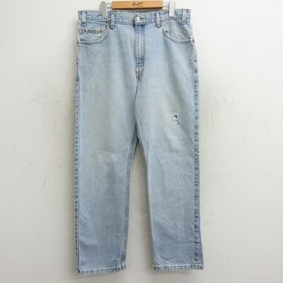 リーバイス(Levi's)のW36★古着 ジーンズ Levis リーバイス 505 メンズ 90年代 90s USA製 紺 ネイビー デニム 24may16 中古 ボトムス ジーパン Gパン ロング パンツ(ワークパンツ/カーゴパンツ)