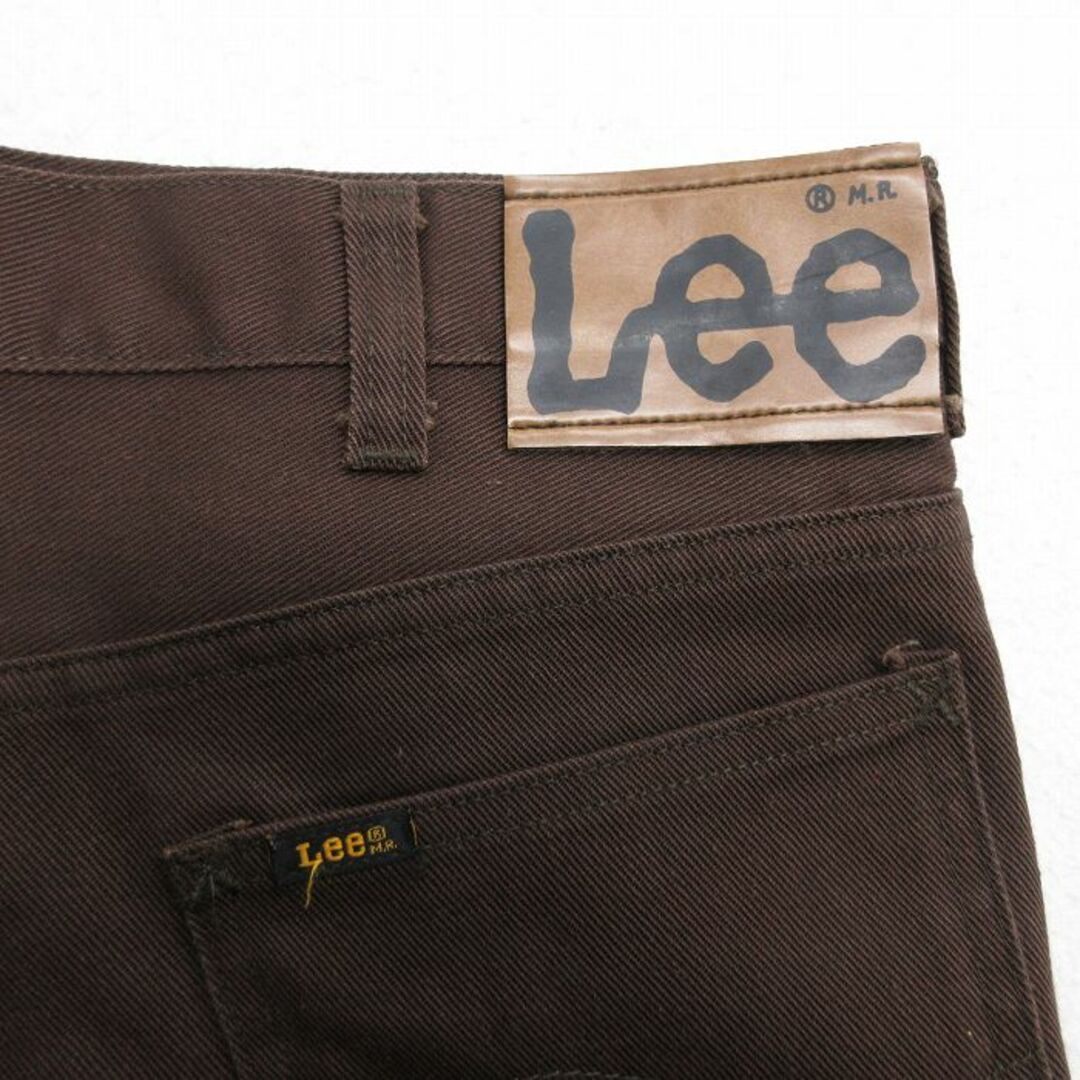 Lee(リー)のW33★古着 リー Lee パンツ メンズ 80年代 80s タロン 茶 ブラウン 【spe】 24may16 中古 ボトムス ロング メンズのパンツ(ワークパンツ/カーゴパンツ)の商品写真