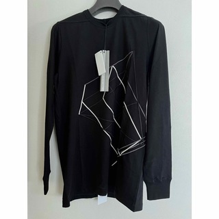 リックオウエンス(Rick Owens)の新品 Rick Owens エンブロイダリーレベルTシャツ 刺繍入り サイズM(Tシャツ/カットソー(七分/長袖))