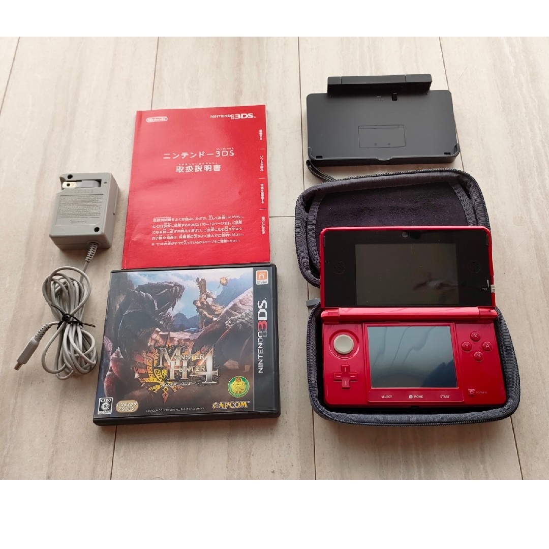 Nintendo 3DS 本体 フレアレッド Nintendo 3DS 本体 フレアレッド