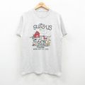 L★古着 半袖 ビンテージ Tシャツ メンズ 00年代 00s 牛 馬 クルー…