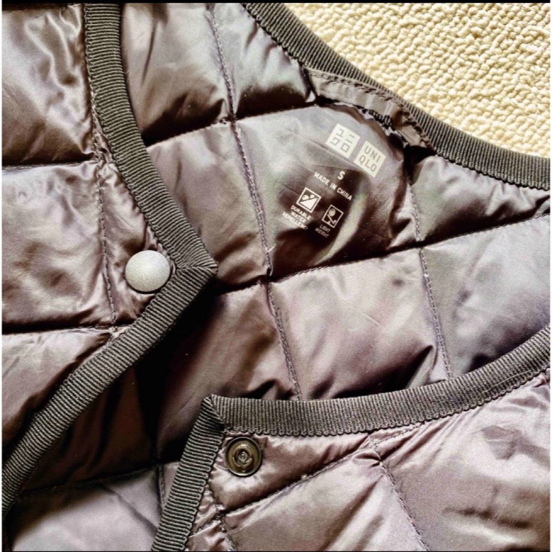 UNIQLO(ユニクロ)の美品　ユニクロ　UNIQLO ウルトラライトダウンコート　黒　S  ブラック レディースのジャケット/アウター(ダウンコート)の商品写真