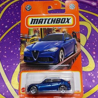 マッチボックス 2016 アルファロメオ ジュリア 青 ブルー(ミニカー)