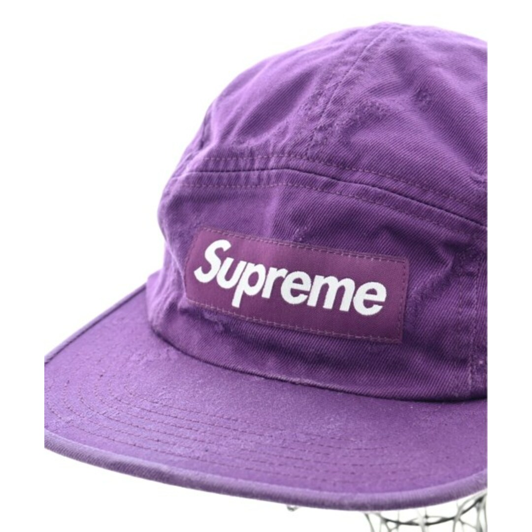 Supreme(シュプリーム)のSupreme シュプリーム キャップ - 紫 【古着】【中古】 メンズの帽子(キャップ)の商品写真