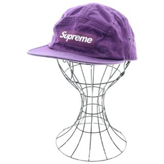 シュプリーム(Supreme)のSupreme シュプリーム キャップ - 紫 【古着】【中古】(キャップ)