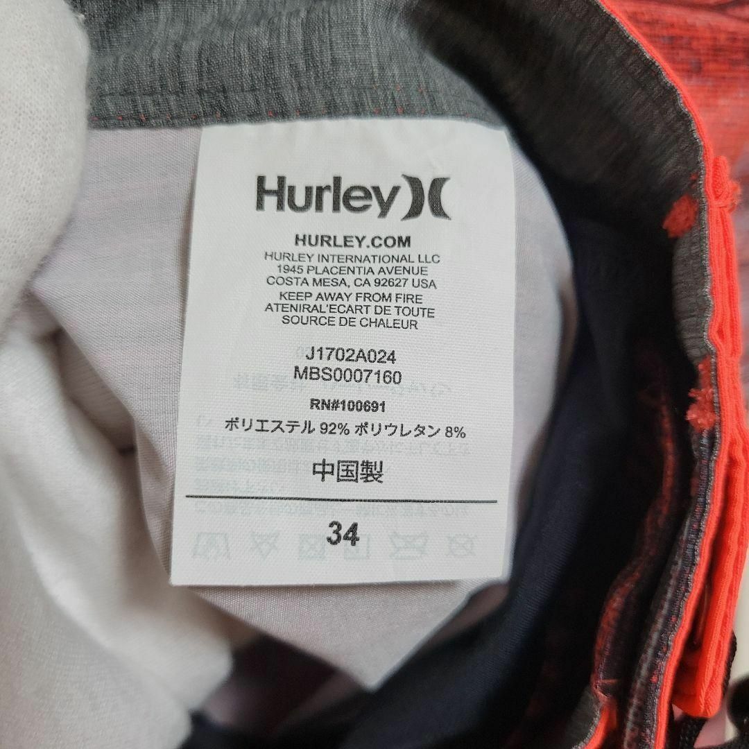 Hurley(ハーレー)の【美品】Hurley ハーレー サーフパンツ ショートパンツ 34サイズ メンズのパンツ(ショートパンツ)の商品写真