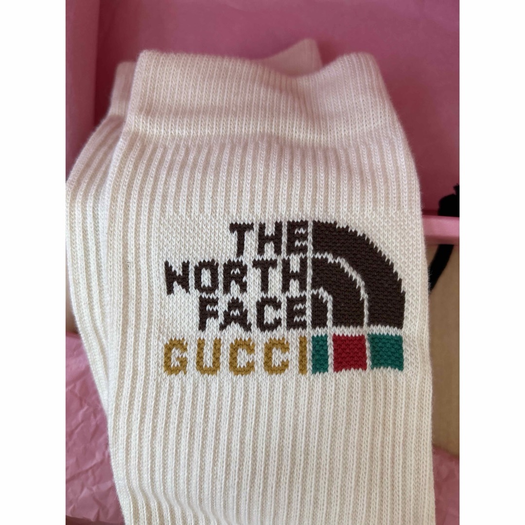 Gucci(グッチ)のGUCCI NORTH FACE ノースフェイス ソックス 靴下  メンズの靴/シューズ(その他)の商品写真