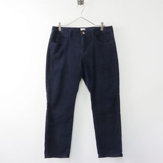 大きいサイズ 23区 denim オンワード樫山 コーデュロイパンツ 46/ネイビー ストレッチ【2400013865203】(カジュアルパンツ)