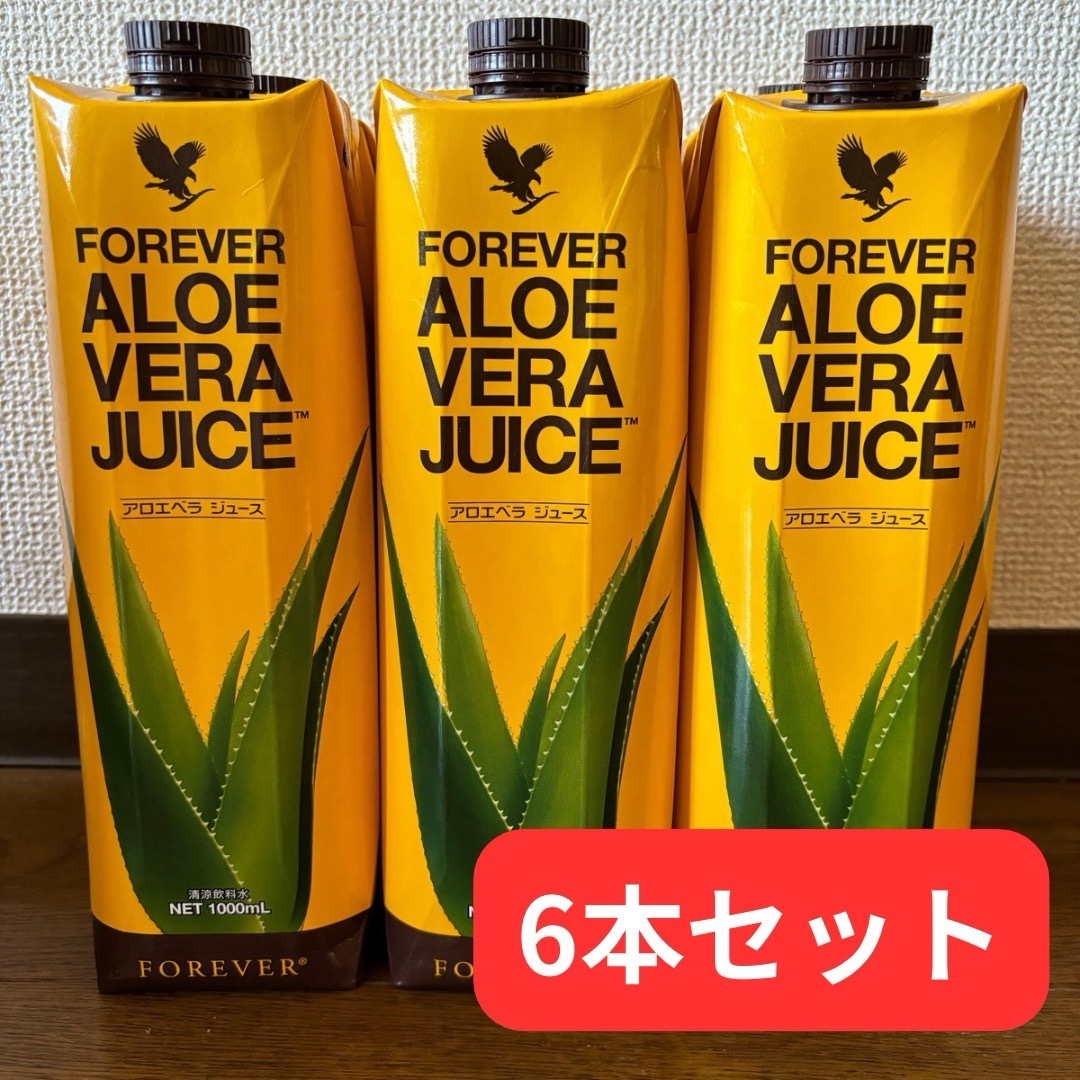 アロエベラジュース　1リットル6本入り 食品/飲料/酒の健康食品(その他)の商品写真