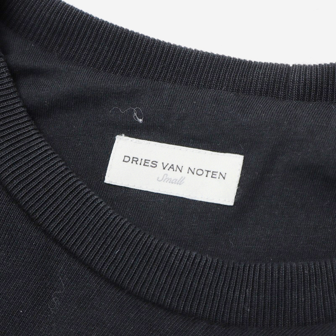 DRIES VAN NOTEN(ドリスヴァンノッテン)のドリスヴァンノッテン DRIES VAN NOTEN 肩ギャザークルーネック スウェットプルオーバー S/ブラック 黒 トップス【2400013866255】 レディースのトップス(トレーナー/スウェット)の商品写真