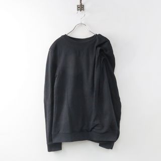 ドリスヴァンノッテン DRIES VAN NOTEN 肩ギャザークルーネック スウェットプルオーバー S/ブラック 黒 トップス【2400013866255】