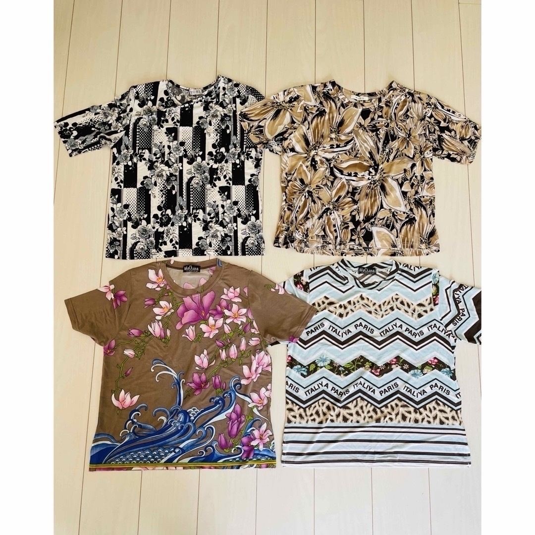 ミセストップス　カットソー半袖　Tシャツ　4枚セット レディースのトップス(Tシャツ(半袖/袖なし))の商品写真