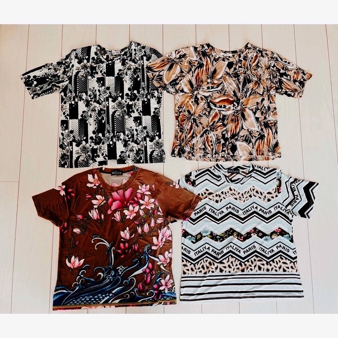 ミセストップス　カットソー半袖　Tシャツ　4枚セット レディースのトップス(Tシャツ(半袖/袖なし))の商品写真