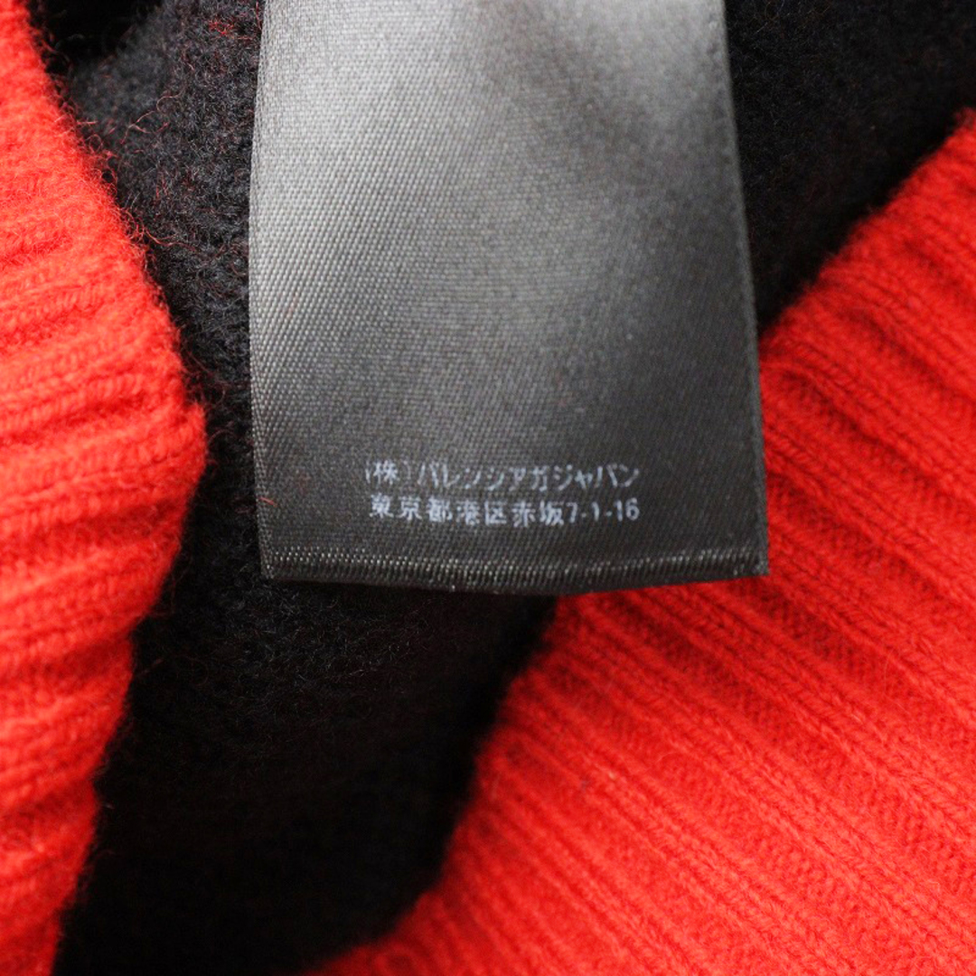 Balenciaga(バレンシアガ)のJPタグ バレンシアガ BALENCIAGA ジャガードロゴ オーバーサイズ ニットプルオーバー XS/レッド 赤 セーター【2400013866224】 レディースのトップス(ニット/セーター)の商品写真