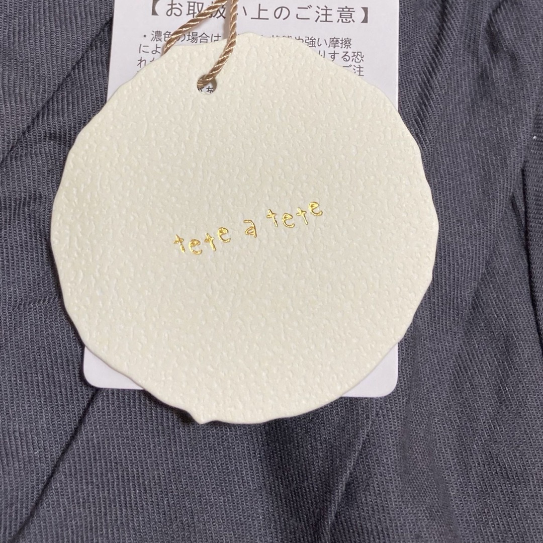 tete a tete(テータテート)の新品　90サイズ　テータテート　ワンピース キッズ/ベビー/マタニティのキッズ服女の子用(90cm~)(ワンピース)の商品写真