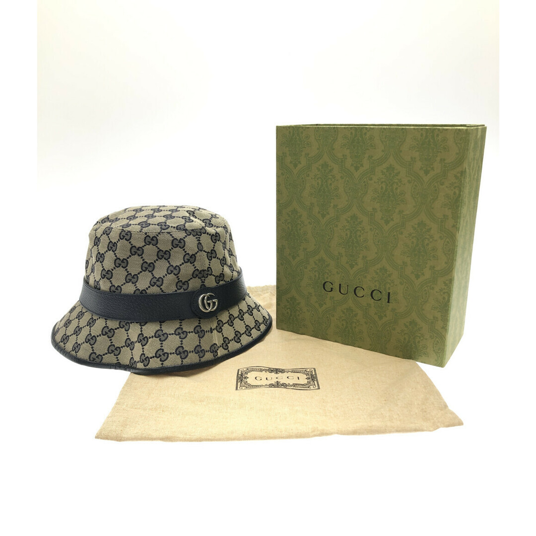 Gucci(グッチ)のグッチ GUCCI バケットハット ダブルG メンズ XL メンズの帽子(ハット)の商品写真