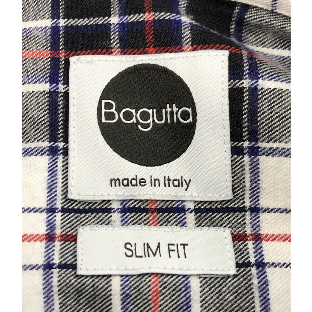 BAGUTTA(バグッタ)の美品 バグッタ Bagutta 長袖シャツ チェック柄    メンズ L メンズのトップス(シャツ)の商品写真