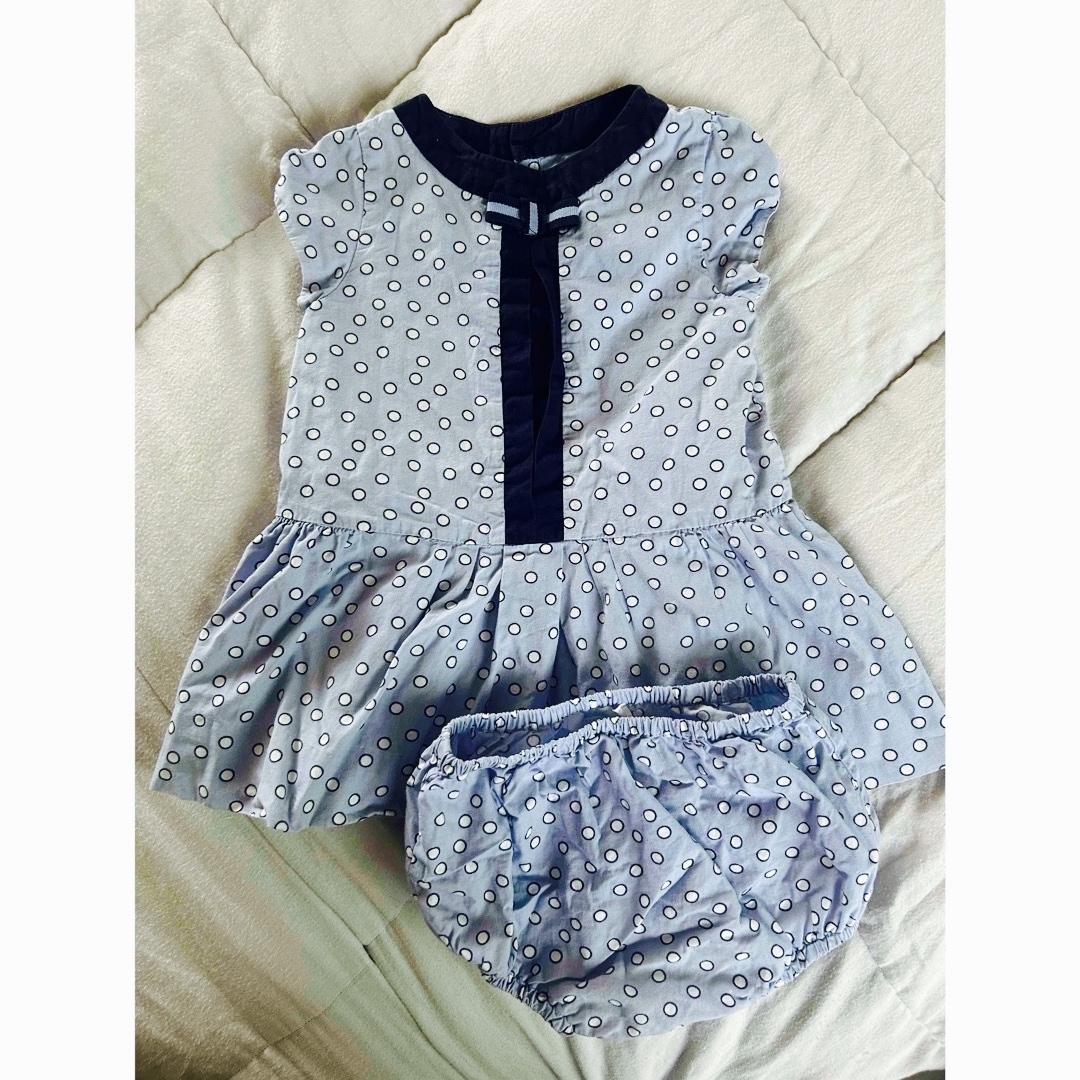 Jacadi(ジャカディ)のjacadi セットアップ　12M キッズ/ベビー/マタニティのベビー服(~85cm)(ワンピース)の商品写真