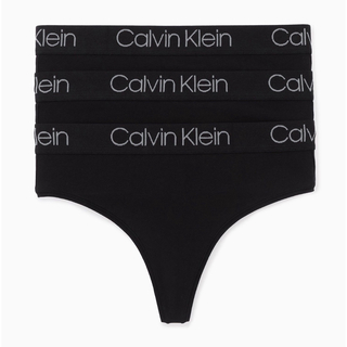 カルバンクライン(Calvin Klein)の新品未使用 カルバンクラインck Tバック ３枚組 ショーツ ロゴ(ショーツ)