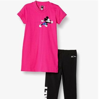 adidas - アディダス☆セットアップ☆ディズニー☆コラボ☆女の子☆レギンス☆キッズ☆ダンス