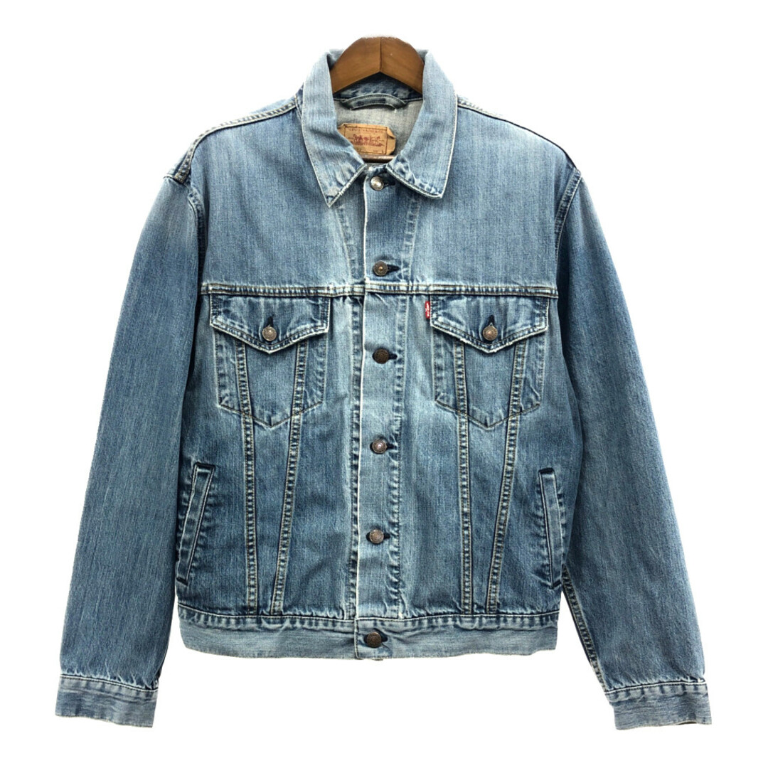 Levi's(リーバイス)のLevi's リーバイス 70550 デニム トラッカージャケット アメカジ ライトブルー (メンズ L) 中古 古着 Q6902 メンズのジャケット/アウター(Gジャン/デニムジャケット)の商品写真