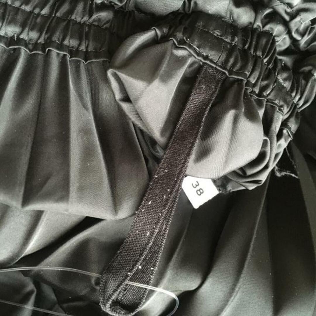 ENFOLD(エンフォルド)のENFOLD(エンフォルド) ロングスカート サイズ38 M レディース美品  - 黒 プリーツ ポリエステル レディースのスカート(ロングスカート)の商品写真
