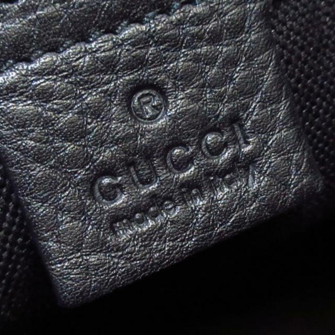 Gucci(グッチ)のGUCCI(グッチ) トートバッグ バンブーショッパースモールレザー 336032 黒 レザー×バンブー レディースのバッグ(トートバッグ)の商品写真