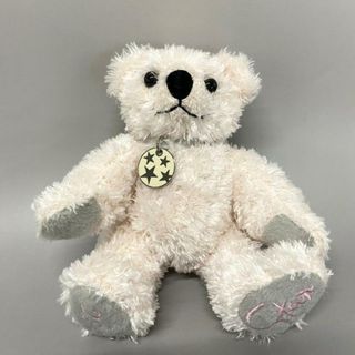 STAR JEWELRY - STAR JEWELRY(スタージュエリー) ぬいぐるみ美品  - ピンク×グレー クマ/2009年/BEAR FOR PEACE ポリエステル