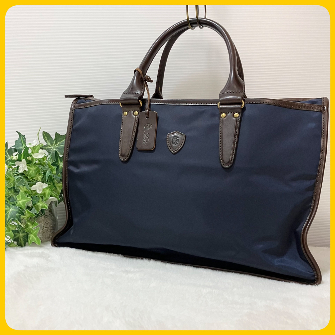 Felisi(フェリージ)の極美品 Felisi ブリーフケース ビジネス バッグ 革 ナイロン 10-10 メンズのバッグ(ビジネスバッグ)の商品写真
