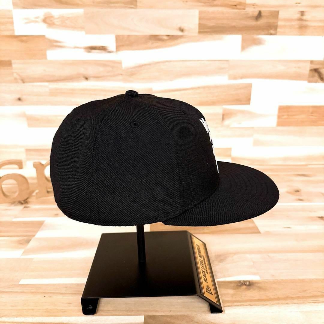 NEW ERA(ニューエラー)の超激レア【ニューエラ×ミスフィッツ】限定コラボ スカル ロゴ キャップ 黒×白 メンズの帽子(キャップ)の商品写真