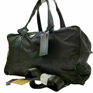 ✨️美品✨️ PRADA ボストンバッグ ハンドバッグ ブラック 黒色 レザーe31m199001210